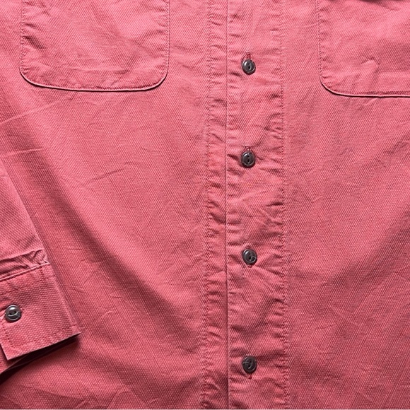 🌟5/$20🌟 Lands End Large mens shirt faded style burnt orange - Picture 5 of 9